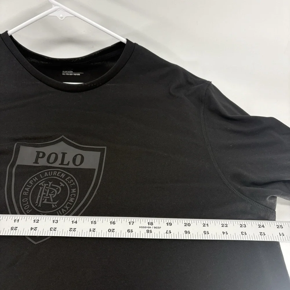 New Polo Ralph Lauren Shield Patch Graphic T Shirt Men XXL